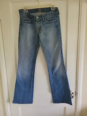 Seven 7 For All Mankind Distressed Vintage Bootcut Jeans In Women's Size 28 • $22.95