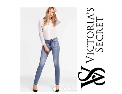 Victoria Secret Mid Rise Legging Jeans Dark Wash Size 10 • $15