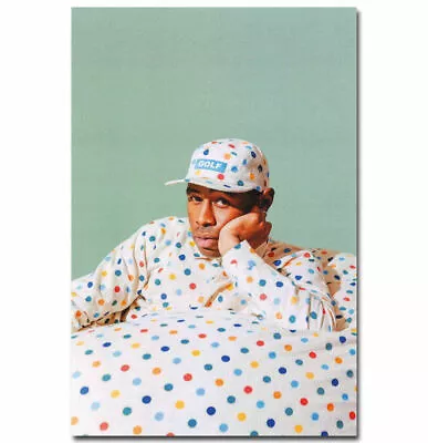 1414D Tyler The Creator Odd Future Rap Music Star-Print Art Silk Poster • $5.83