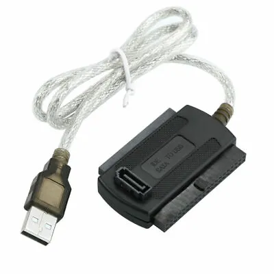 £4.29 • Buy 2.5 3.5 SATA IDE To USB Adapter Cable Lead For Hard Disk Drive HDD CD DVD RW Rom