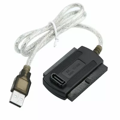 2.5 3.5 SATA IDE To USB Adapter Cable Lead For Hard Disk Drive HDD CD DVD RW Rom • £3.99