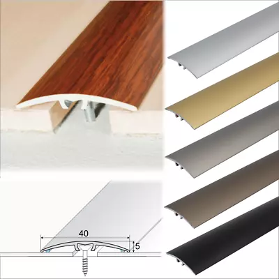 ANODISED ALUMINIUM  DOOR EDGING FLOOR BAR-TRIM-THRESHOLD-40mm                A64 • £6.49