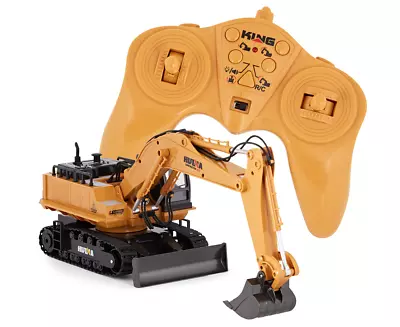 RC 11-Channel Die-Cast Full Function Excavator Toy • $74.98