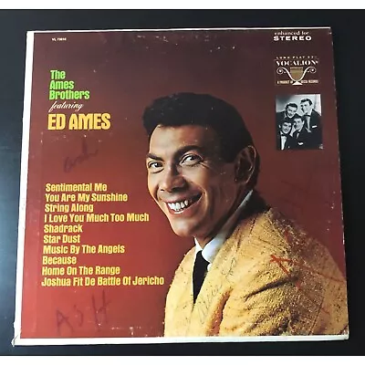The AMES Brothers Featuring Ed Ames 73818 LP Vinyl Record Vocalion 1960s • $9.99