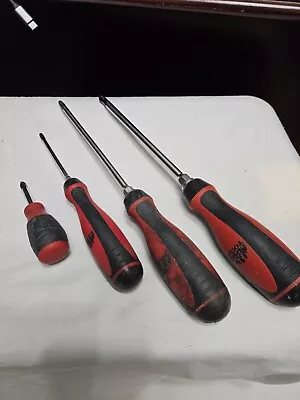 Mac Tool Red Screwdriver Phillips Lot Of 4 • $30