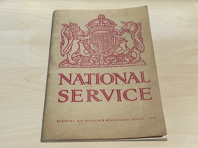 £7.99 • Buy 1939 HMSO National Service Information Booklet WW2 Military Home Guard Forms