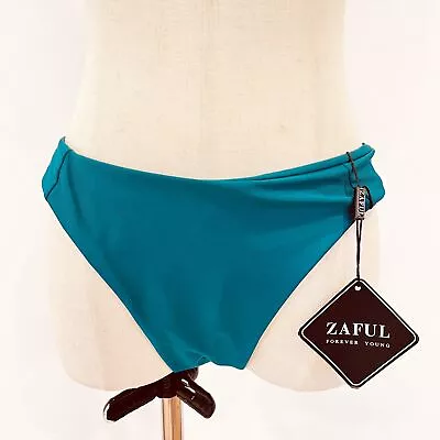 ZAFUL Bikini Bottoms NEW Large Teal  • $19.99