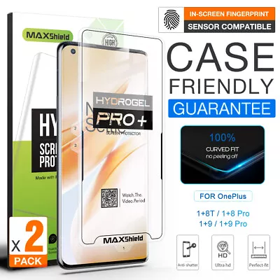 2 Pack For Oneplus 9 10 Pro 7 Pro 8T 8 HYDROGEL FLEXIBLE Film Screen Protector • $7.59