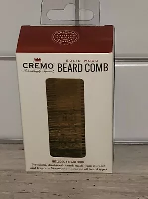 Cremo Verawood Beard Comb Woodsy Scent NIB • $5.91