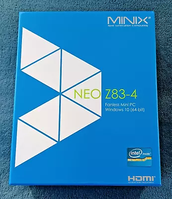 Minix Neo Z83 Quad Core Intel Windows 10 Fanless Mini Pc 4gb Ram 32gb Hdd New! • $72