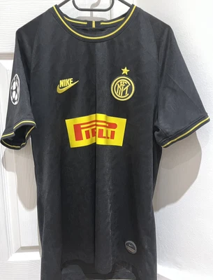 £85 • Buy Genuine & Very Rare Inter Milan 19/20 Nike Black Third Shirt With Lukaku Nameset