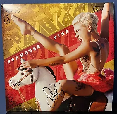 P!nk Signed Funhouse 12  Lp Vinyl COLOR VINYL • £481.90