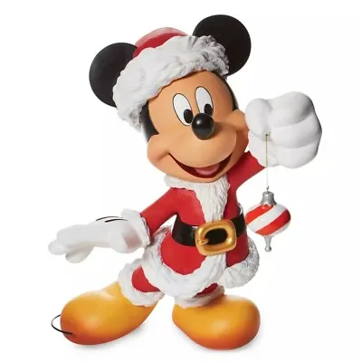 Disney Big Fig 15 Inch Santa Mickey Mouse Enesco Couture De Force Figure NEW NIB • $294