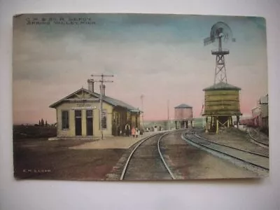 C.m. And St. P Chicago Milwaukee St. Paul Depot Spring Valley Minn Mn • $14.99