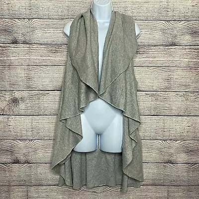 Destination Maternity Grey Open Front Sleeveless Poncho Cardigan Sweater SZ XS • $14.29