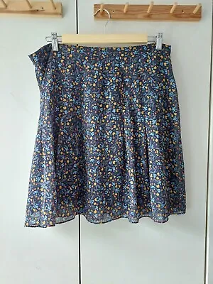 £18 • Buy Jigsaw Flippy Ditsy Floral Print Mini Skirt, Size UK 14 EU 42