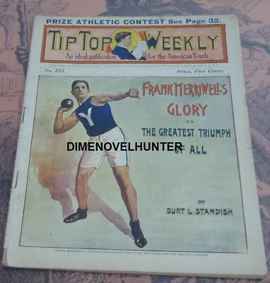 Tip Top Weekly #273 Yale Shot Put Cover S&s 1901 Dime Novel • $45