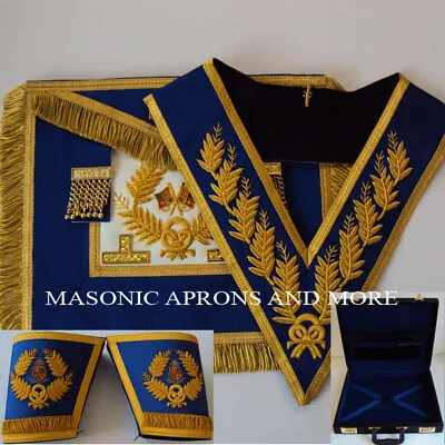 Grand Officer Full Dress Apron Collar Gauntlets & Hard Case Set(MA5114-B) • $659.95