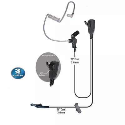 Klein Signal 1-Wire Earpiece For Vertex VX820 824 924 Radios • $60.95