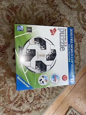 Ravensburger 3D Puzzle 2018 World Cup Russia Fifa Telstar Soccer Ball 540pc New • $49.99