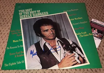 Merle Haggard Signed Album Cover Jsa Autograph Country Music Record The Hag • $280.49