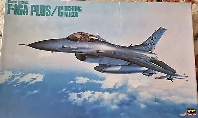 Large Hasegawa General Dynanics F-16a Fighting Falcon  Jet Model Kit 1/32 #1202 • £69