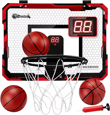 Over The Door Basketball Hoop Indoor Ball Goal Mini Kids Adults Sports Backboard • $42.95