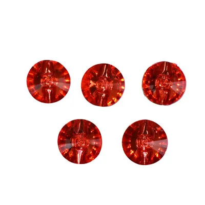 Round Acrylic Buttons Clothing Sewing Scrapbooking Transparent Dress Craft • $10