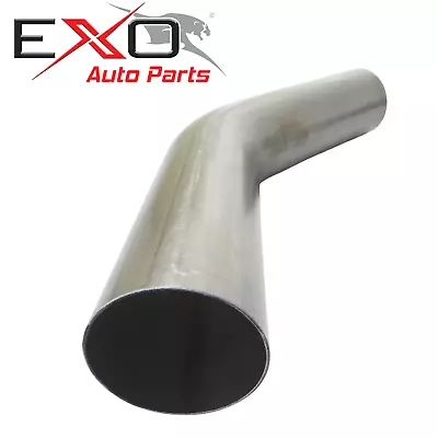 3  Inch (76mm) 45 Degree Mild Steel Mandrel Bend Exhaust Tube Pipe • $34.99