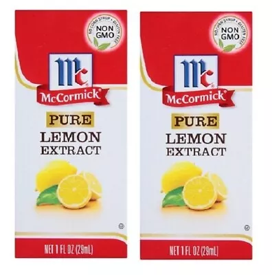 McCormick Pure Lemon Extract 2 Bottle Pack • $18.85