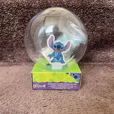 Disney Stitch Make Your Own Snow Globe Arts Craft Kit Glitter Stickers • $9.80