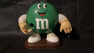£0.99 • Buy Vintage Mars M&Ms Candy Sweets Chocolate Dispenser Large Green Used 2000s K1