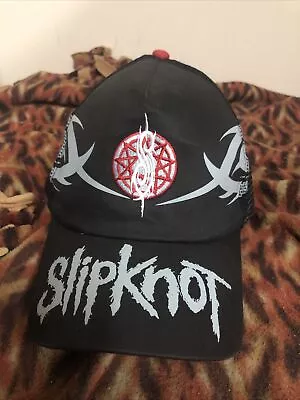 RARE Slipknot Vintage Hat 2005 Mesh Trucker All Over Print Shirt Merch Baseball • $25