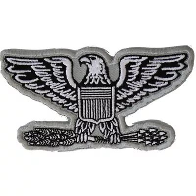 Embroidered Patch (Iron-On) Colonel Eagle Military Insignia 4  X 2  • $8.49