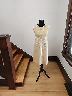 $39 • Buy Vintage Lace Dress * Antique Off White * Sm (measurements In Photos) * Excellent