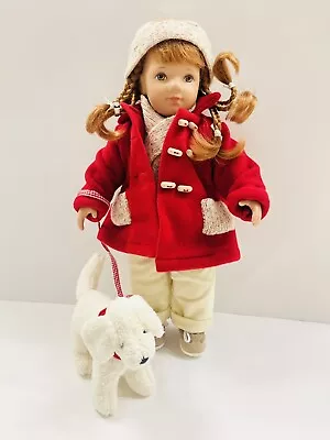 Kathe Kruse Puppen  Alicia  Doll With Puppy • $110