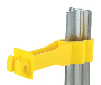 Fi-Shock  Electric  Electric Fence Insulator T-Post Reverse  25 Pk Yellow • $19.99