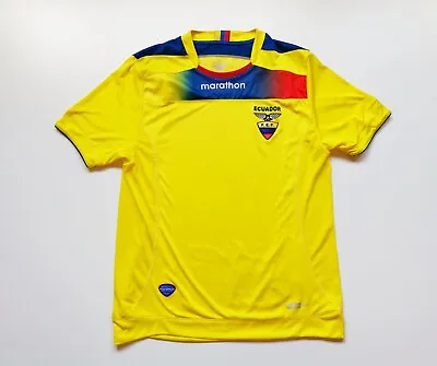 Marathon Ecuador Football Shirt Jersey National Team 2011-2013 Home Size Xl • $40
