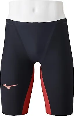 MIZUNO Swimsuit Men GX SONIC 6 NV N2MBA501 World Aquatics Approved Swimwear • $227.39