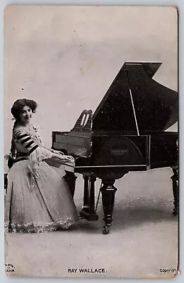 Ana Ray Wallace Pianos Advertising Vtg Postcard C.1910 • $9.88