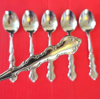 5   Oneida Deluxe   MOZART  Stainless Steel  SOUP SPOONS 6 7/8  • $29.99
