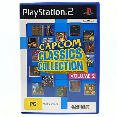 Capcom Classics Collection Volume 2 Sony PlayStation 2 PS2 AUS PAL - Complete • $44.95