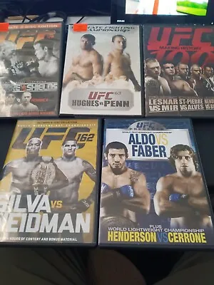 UFC 5 DVD Lot UFC Mixed Marshal Arts 1 WEC Cerrone • $16.99