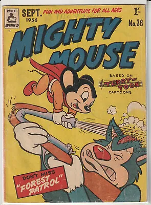 Australian Terry Toons Comic: Mighty Mouse #38 - Rosnock 1956 • $12.88