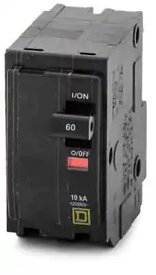 SQUARE D QO260 2 Pole 60 Amp 120/240V Type QO Plug In Circuit Breaker • $15