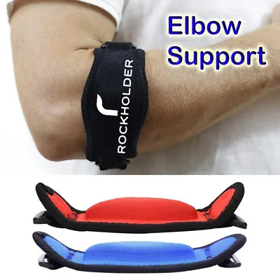 £0.99 • Buy Sports Elbow Support Tennis Brace Band Gym Golfers Pain Epicondylitis Strap UK