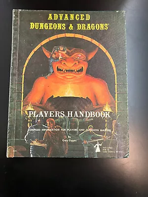 1st Edition Advanced Dungeons And Dragons Players Handbook D&D 2nd Printing • $99.99