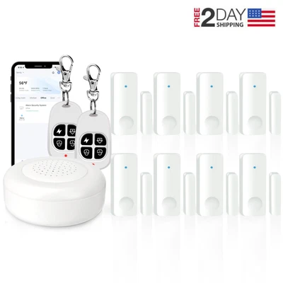 $65.99 • Buy Home Security System 11-Piece Wireless Alarm System Kit, DIY No Monthly Fee