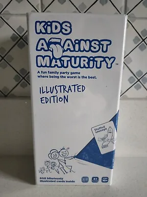 Kids Against Maturity - Llustrated Edition - Card Game - New & Sealed • $37.75