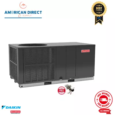 2.5 Ton Goodman Packaged Unit 14.3 SEER + 8KW Heat M# GPCH3 • $2744